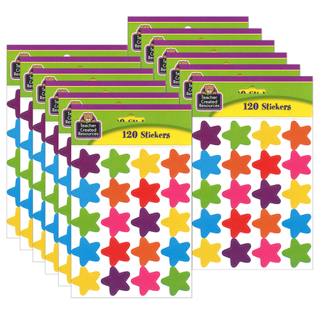 TEACHER CREATED RESOURCES Bright Stars Stickers, PK1440 TCR5796